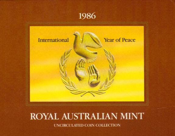 1986 Australia Mint Set (Year of Peace) K000157